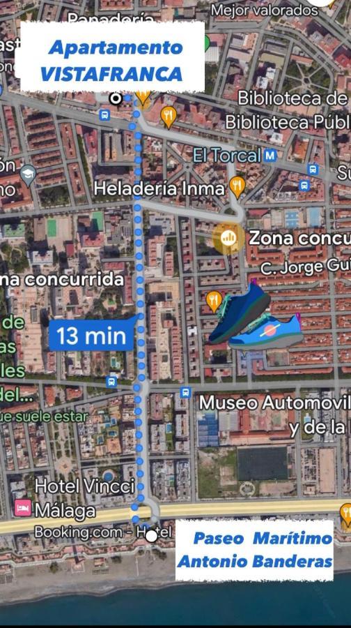Apartamento Vistafranca Málaga Exteriör bild